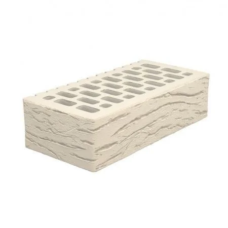 Алексеевский кирпич лицевой 1НФ слоновая кость рустик