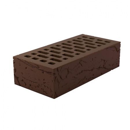 Саранский кирпич лицевой 1НФ шоколад антик