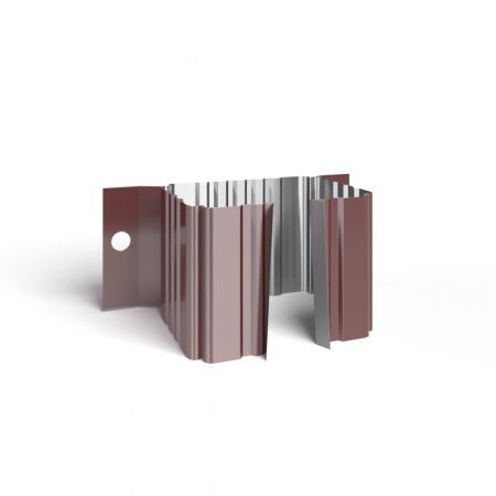 Держатель трубы 76х102 (на дерево) полиэстер RAL3011