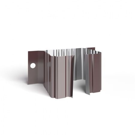 Держатель трубы 76х102 (на дерево) полиэстер RAL3005