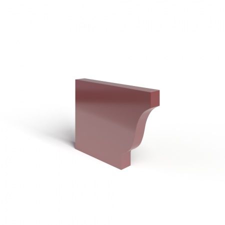 Заглушка желоба 120х86 левая P363