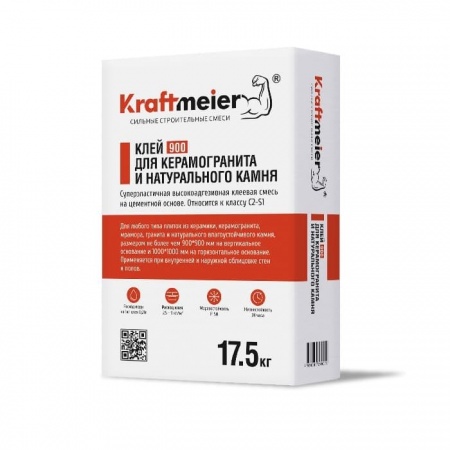 Клей для керамогранита и натурального камня Kraftmeier 900