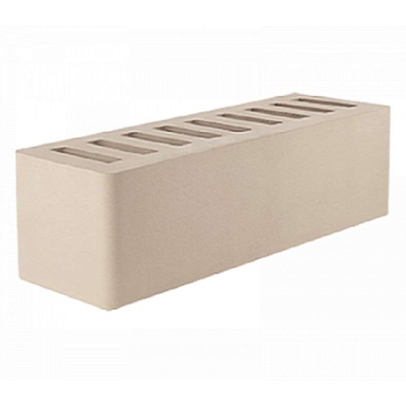 Кирпич лицевой Старый Оскол 0,9НФ белый гладкий