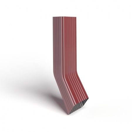 Труба водосточная 76х102х3000 с коленом P363